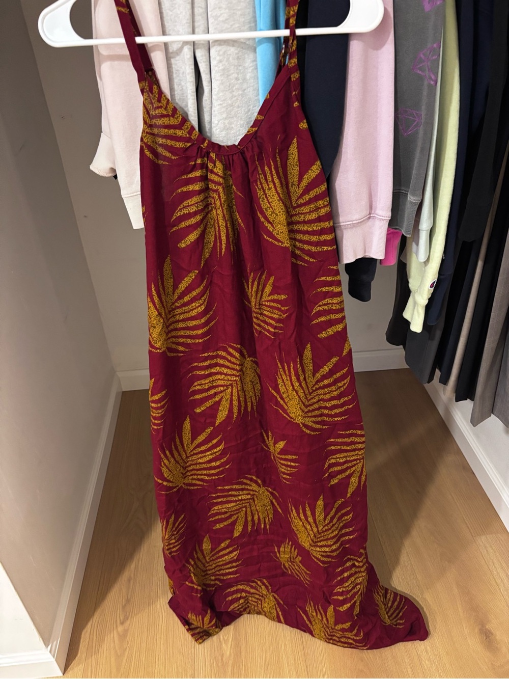 Burgundy Maxi Dress from hula bay